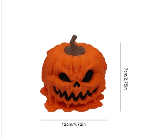 Melting Halloween Pumpkin Candy Bowl
