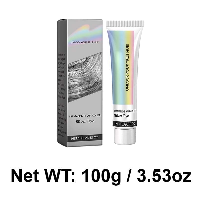 🔥Last Day 49% OFF🎁2-in-1 Natural Essence Extract Silver Hair Dye