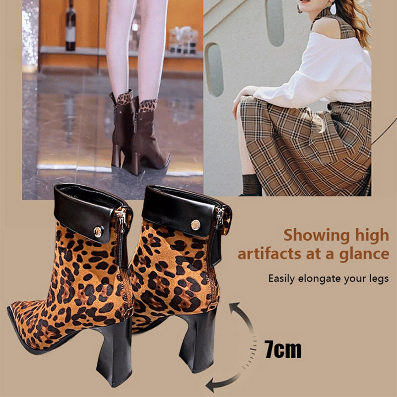 ❄️Winter Special❄️ Women's Faux Suede High Heel Ankle Boots