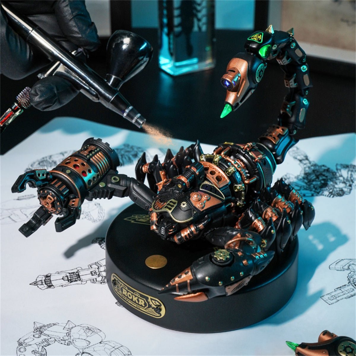 Storm Beetle Mechanical Species DIY 3D Puzzle