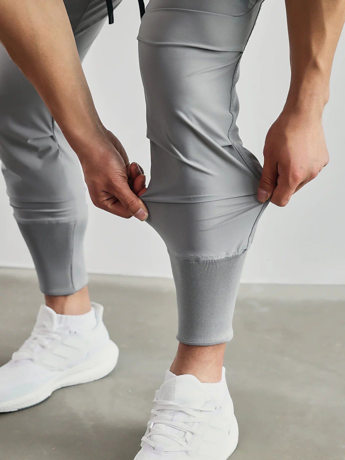 High Rib Cargo Jogger Athletic Pants