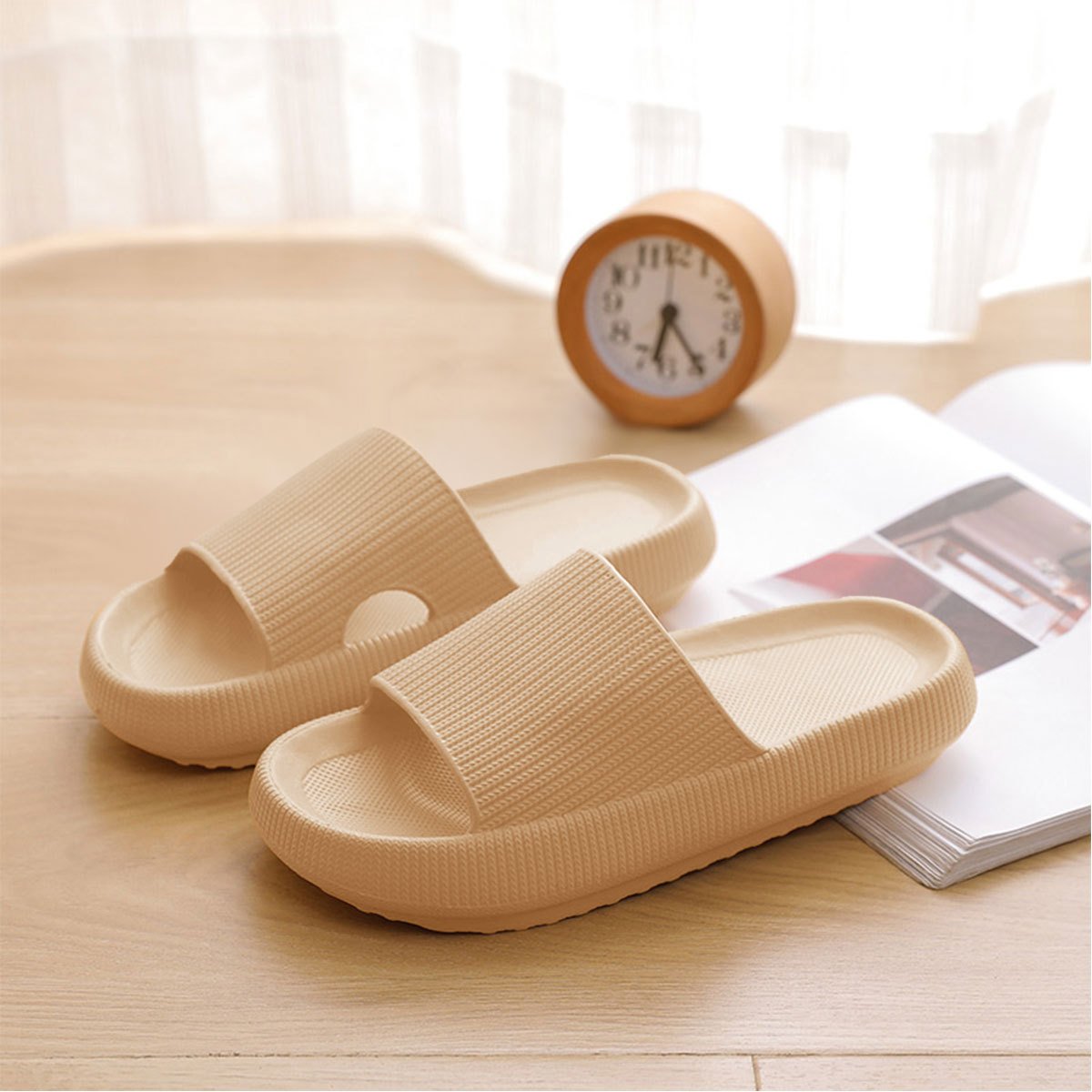 Adjustable Anti-Slip Soft Comfortable Pillow Sandals