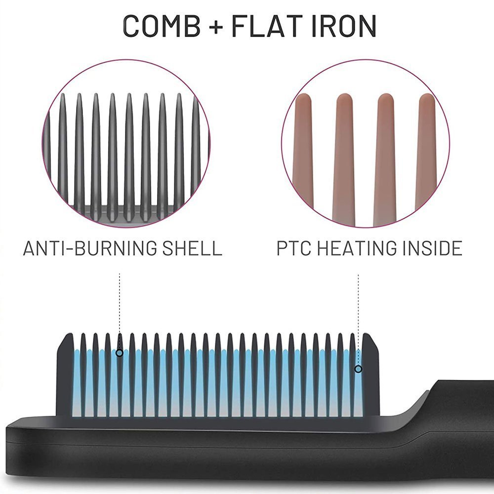 💖Mother's Day Sale💖Negative Ion Hair Straightener Styling Comb