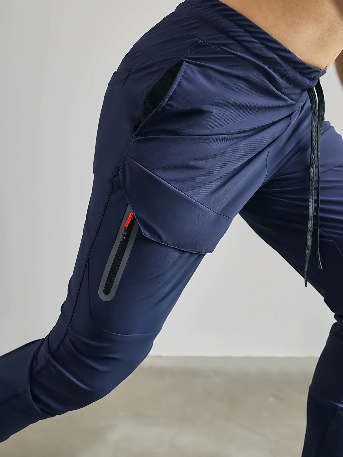 High Rib Cargo Jogger Athletic Pants