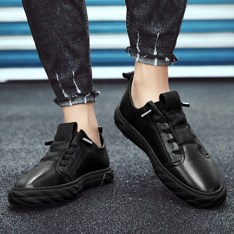 2022 New Men's Fashion Casual Leather Shoes