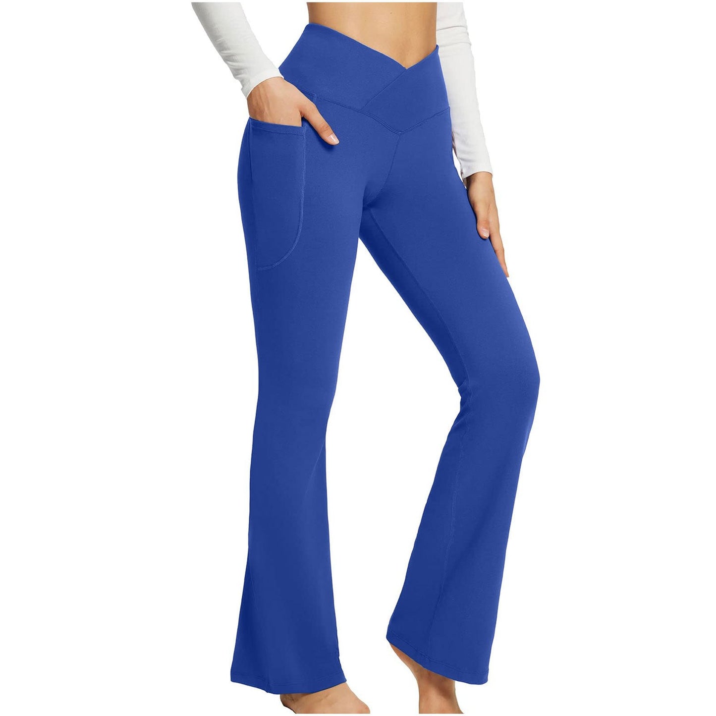 High-Waisted Lift Butt Flare Yoga Leggings With Pockets (Buy 2 Free Shipping)
