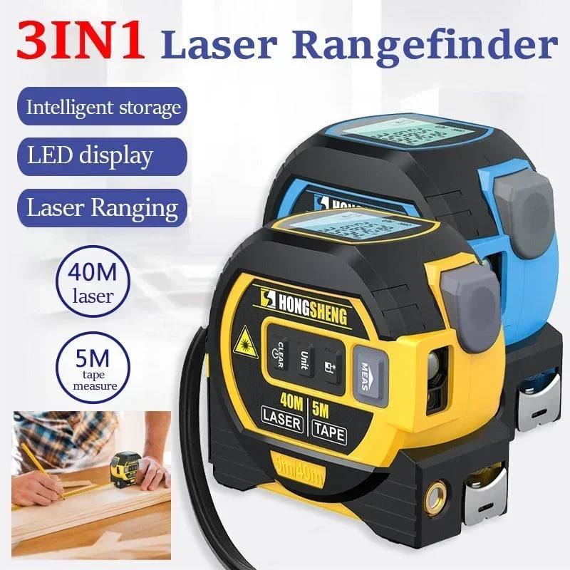 Made in Germany🎉3-In-1 Infrared Laser Tape Measuring