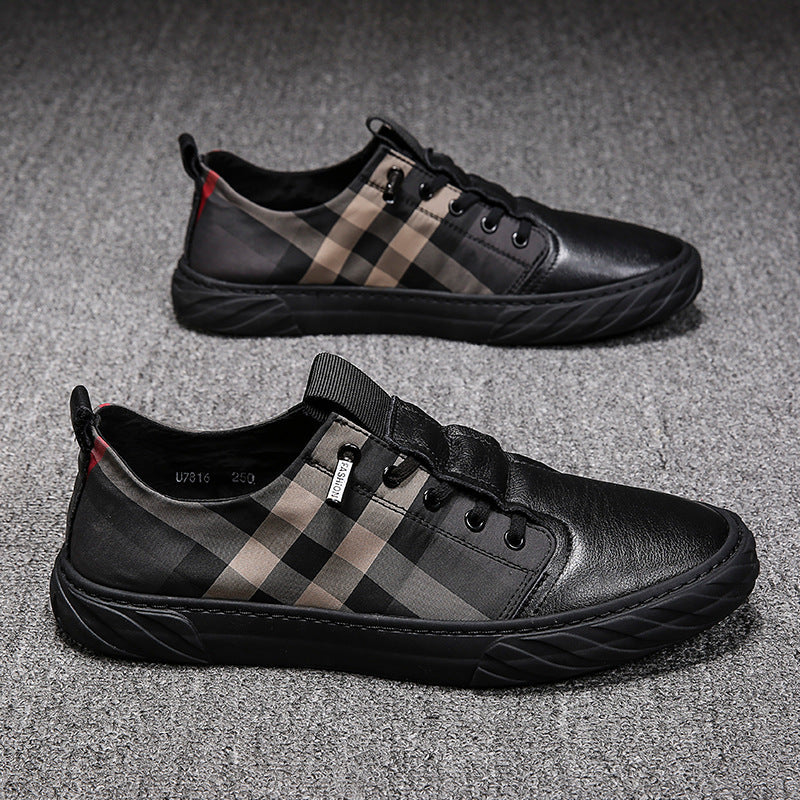 2022 New Men's Fashion Casual Leather Shoes