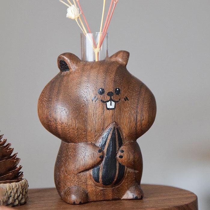 Hamster Wooden Diffuser | Essential oil Diffuser Hand-carved Ornaments