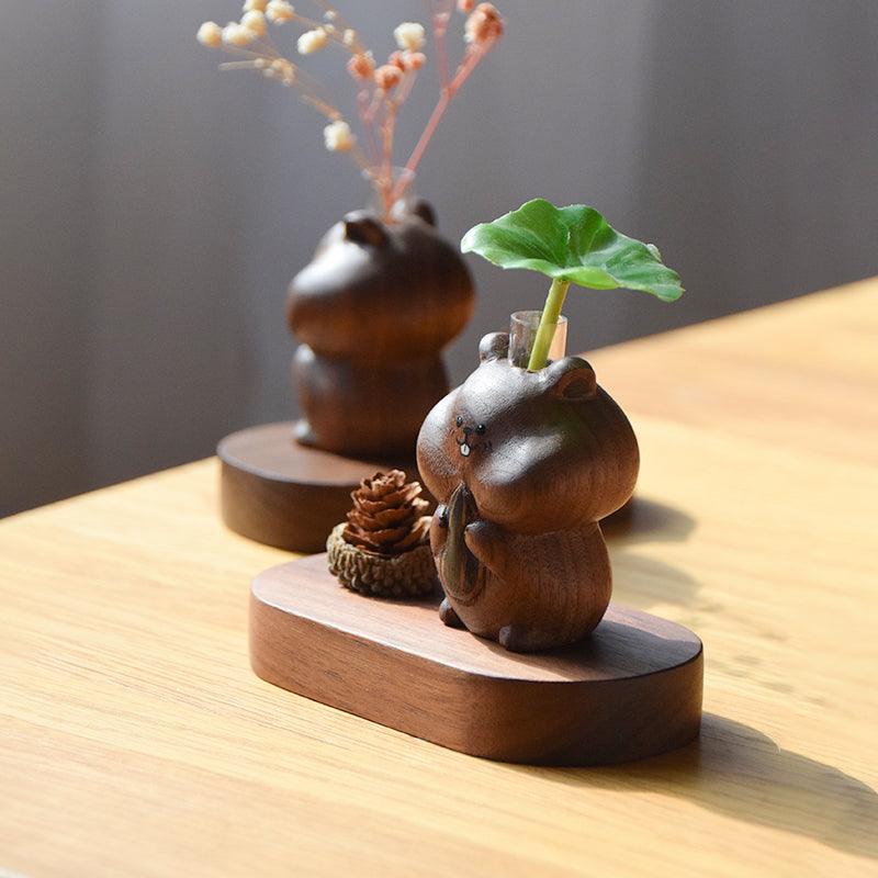 Hamster Wooden Diffuser | Essential oil Diffuser Hand-carved Ornaments