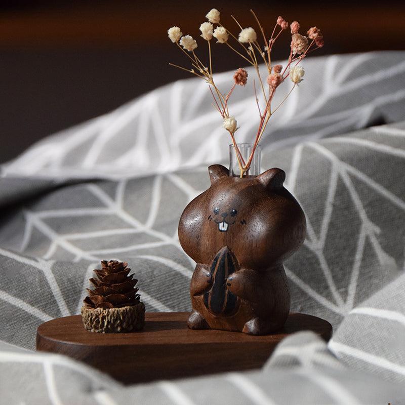 Hamster Wooden Diffuser | Essential oil Diffuser Hand-carved Ornaments