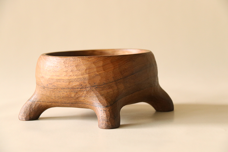 Hand Carved Salad Bowls Design Art Decor