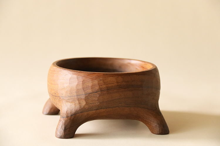 Hand Carved Salad Bowls Design Art Decor