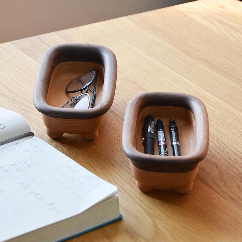 Storage Tray Wooden Handmade Bathtub Storage Box _ DC