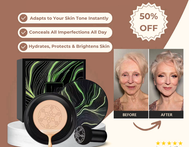🔥Hot sale🍄 - mushroom head air cushion cc cream foundation