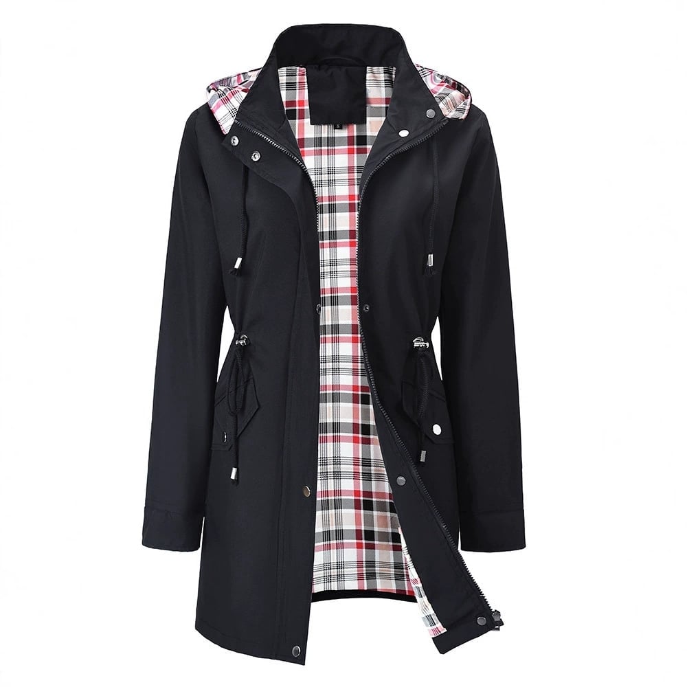 🔥Solid Color Casual Jackets, Waterproof and Windproof Coats, Hooded Windbreakers
