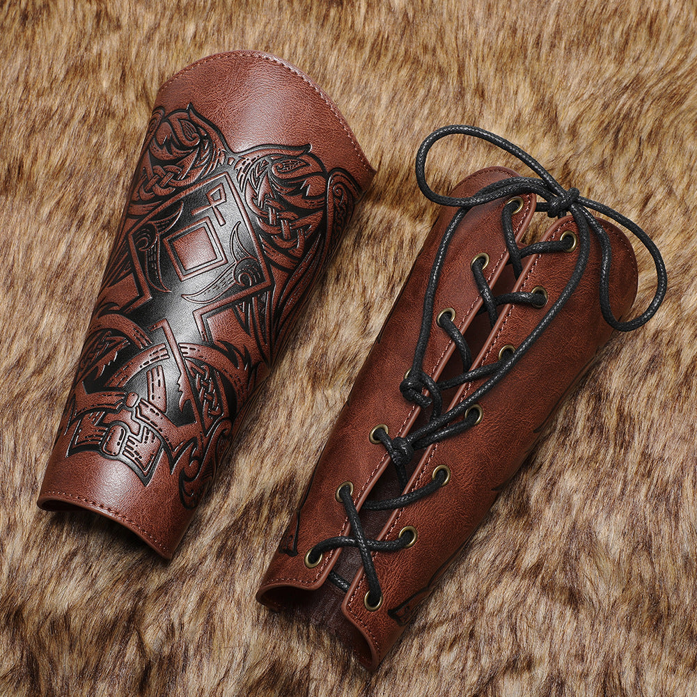 Viking Handmade Leather Wristband