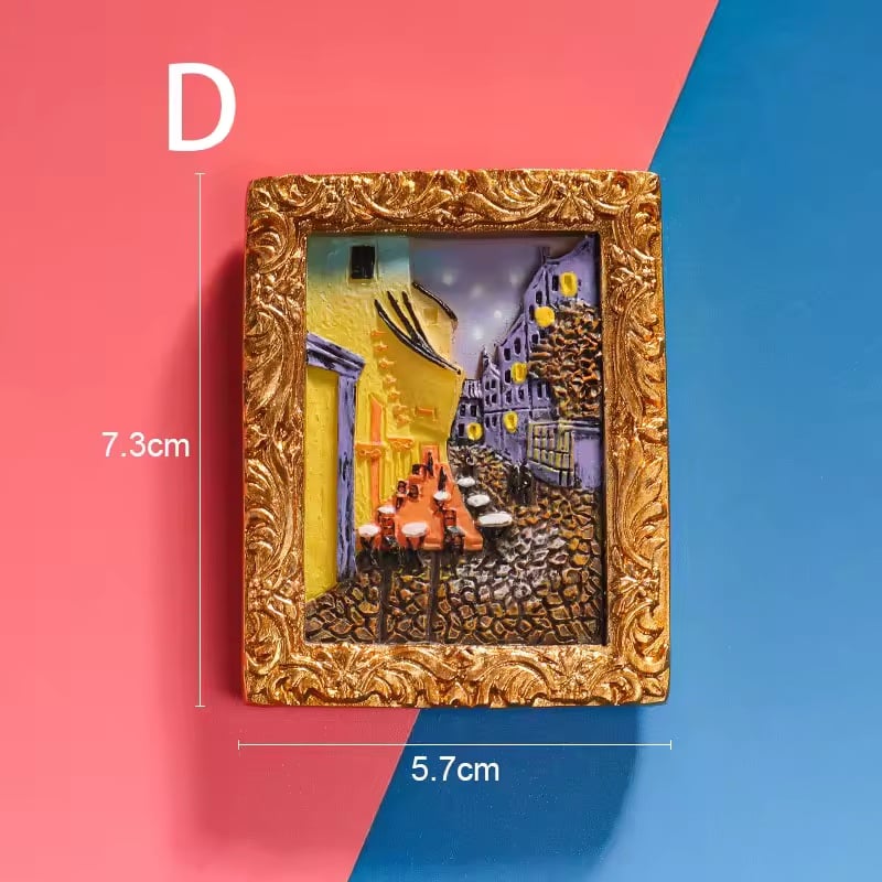 💖💖Van Gogh Inspired Fridge Magnet Set
