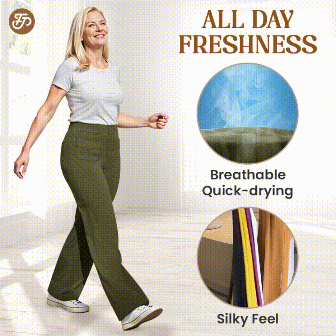 Women's Casual High Waist Stretch Pants