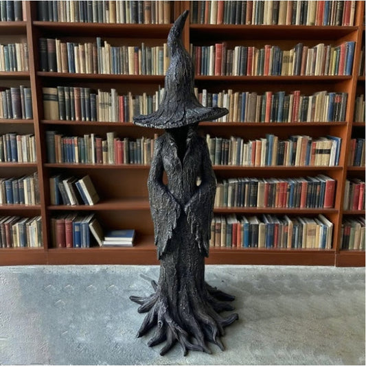 🔥LAST DAY 49% OFF - ❤️‍🔥🧙‍♀️Hand-Painted Enchanting Witch Statue: The Guardian of Your Home (✨Same as in the video)