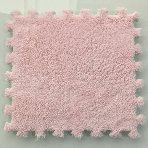 Spliced suede carpet