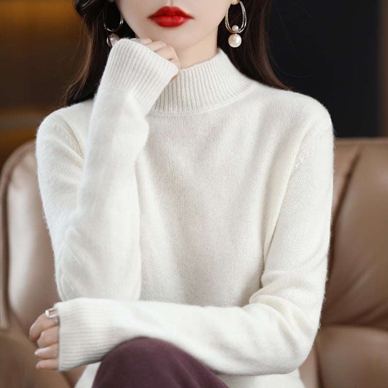 (New In)Women high neck cashmere wool sweater