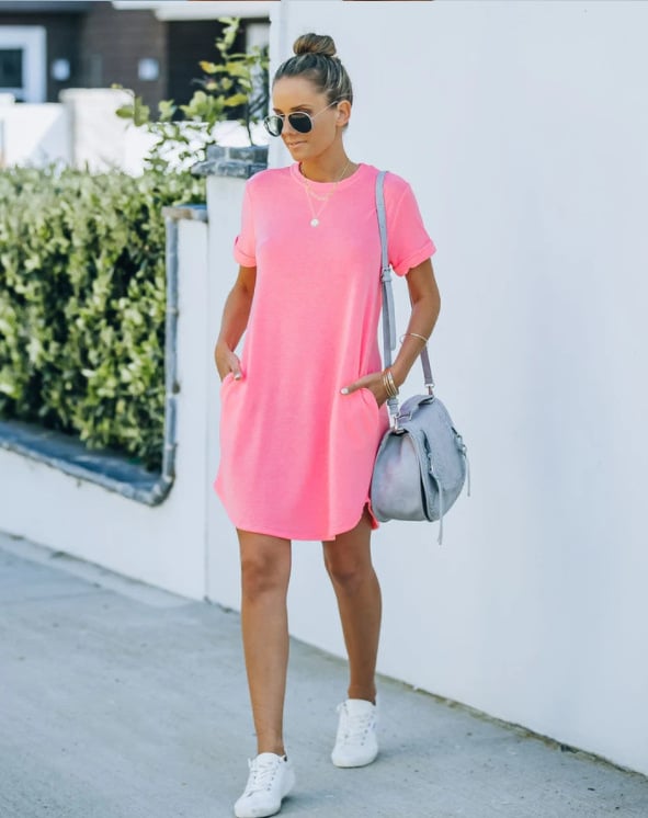 Short Sleeve T-shirt Dress(Buy 2 Free Shipping)