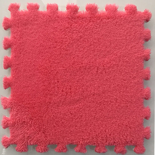 Spliced suede carpet