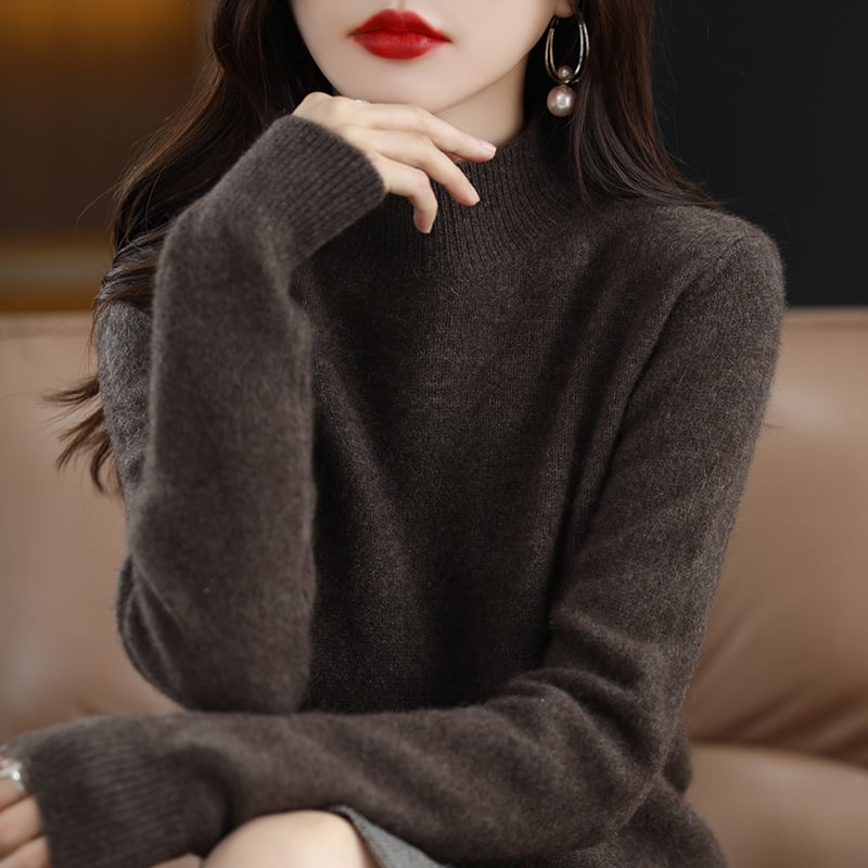 (New In)Women high neck cashmere wool sweater