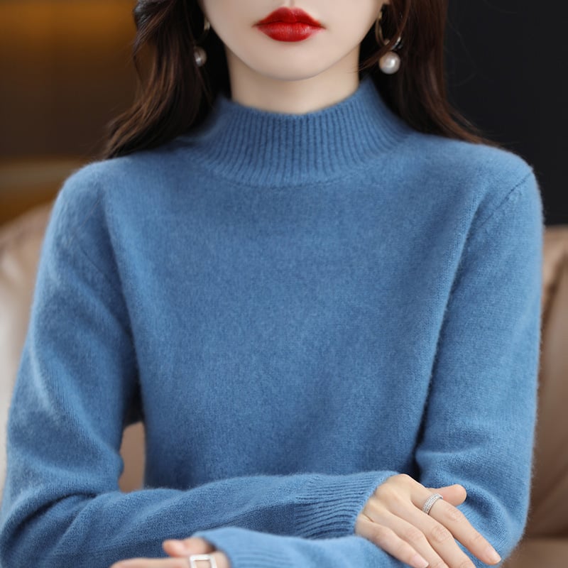 (New In)Women high neck cashmere wool sweater