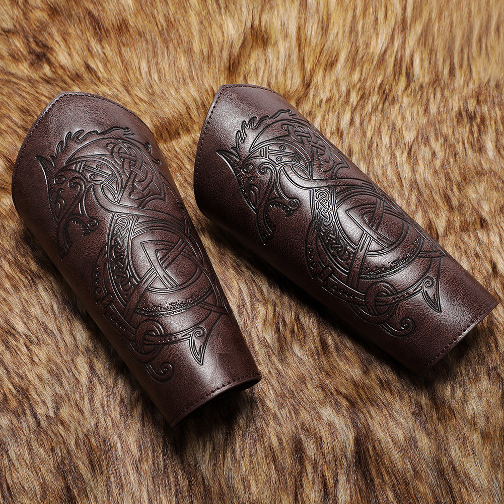 Viking Handmade Leather Wristband