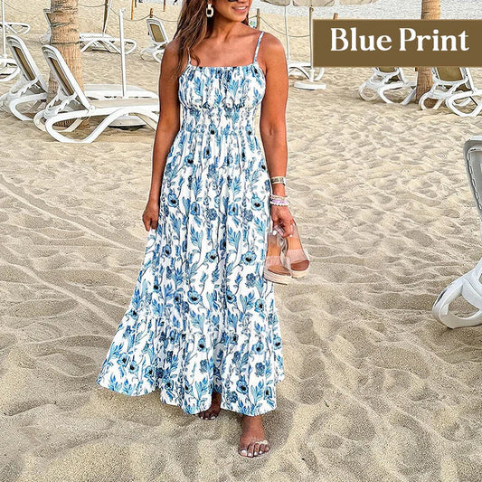 💃Hot Sale - 45% OFF🔥Floral Cami Maxi Dress With Pockets