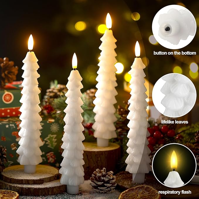 Flameless Taper Candles