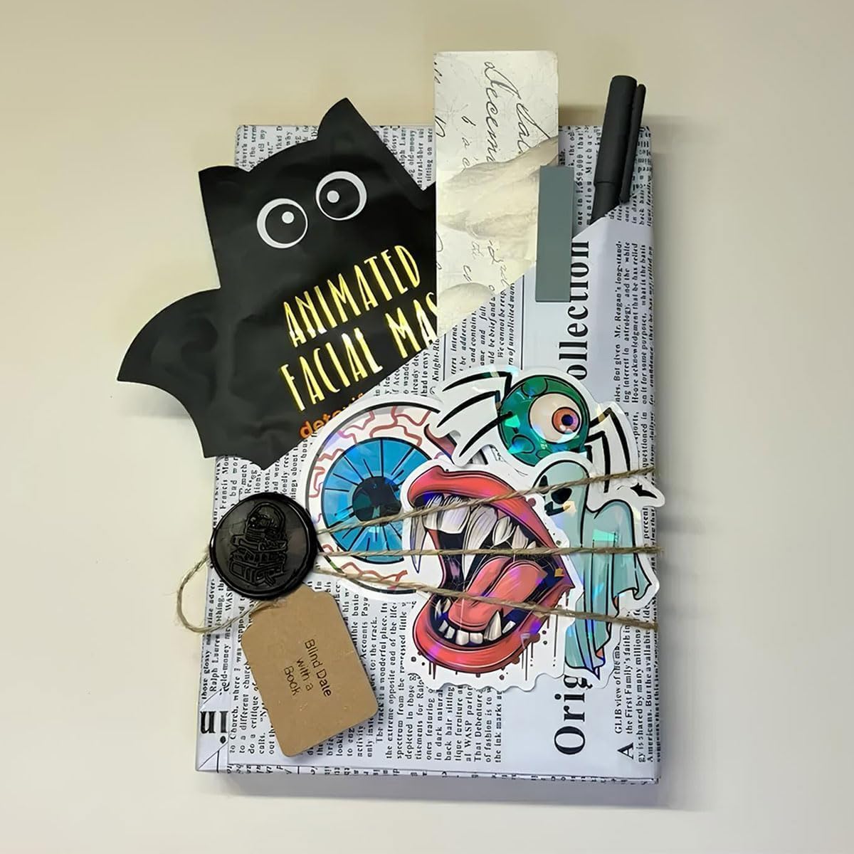 🔥Halloween Witch Blind Date with a Book (🎁Bookish Gifts)