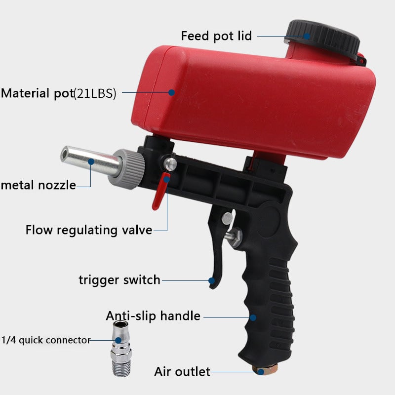 Portable Pneumatic Sandblasting Gun