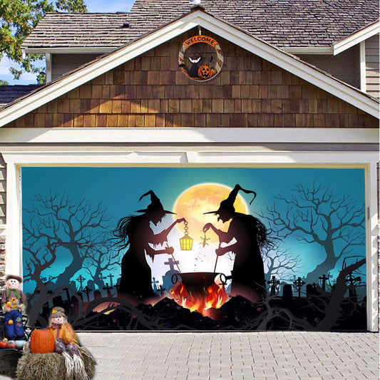 🎃Halloween Garage Door Covers