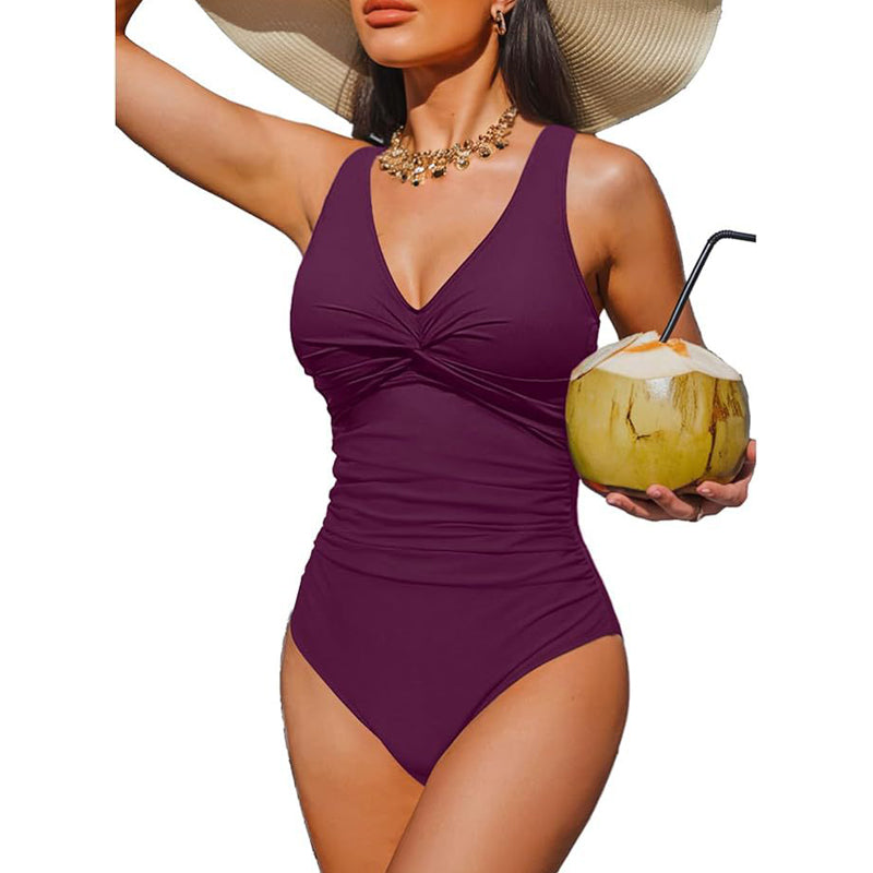 Costume da Bagno Intero Donna Modellante Effetto Pancia Piatta