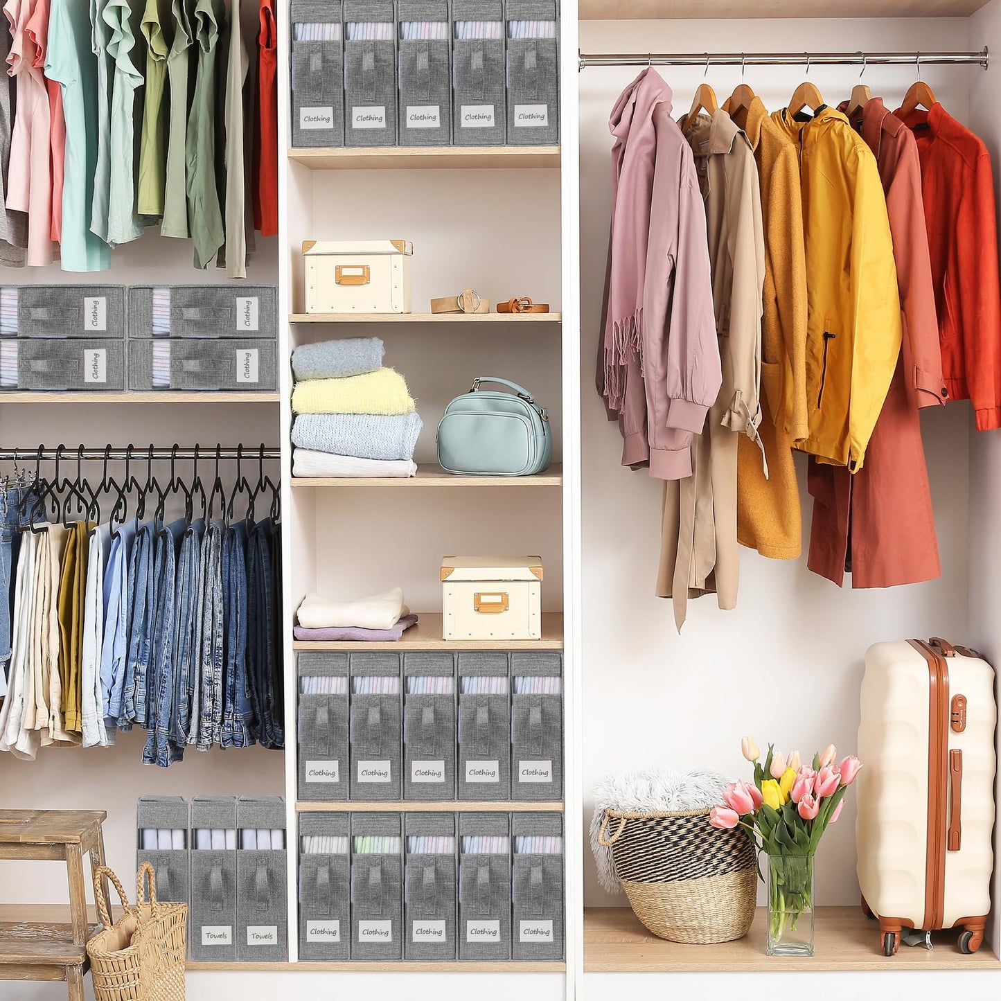 🔥Foldable Closet Storage Bins