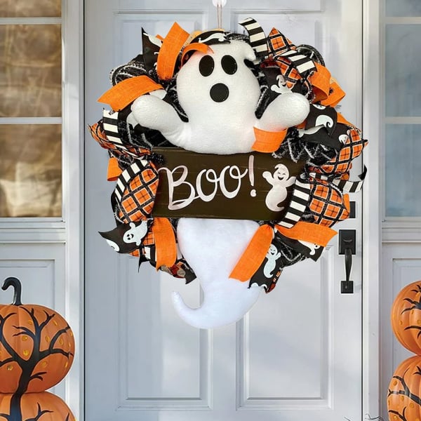 🎃Hot sale 49% OFF 👻 Halloween Ghost Wreath