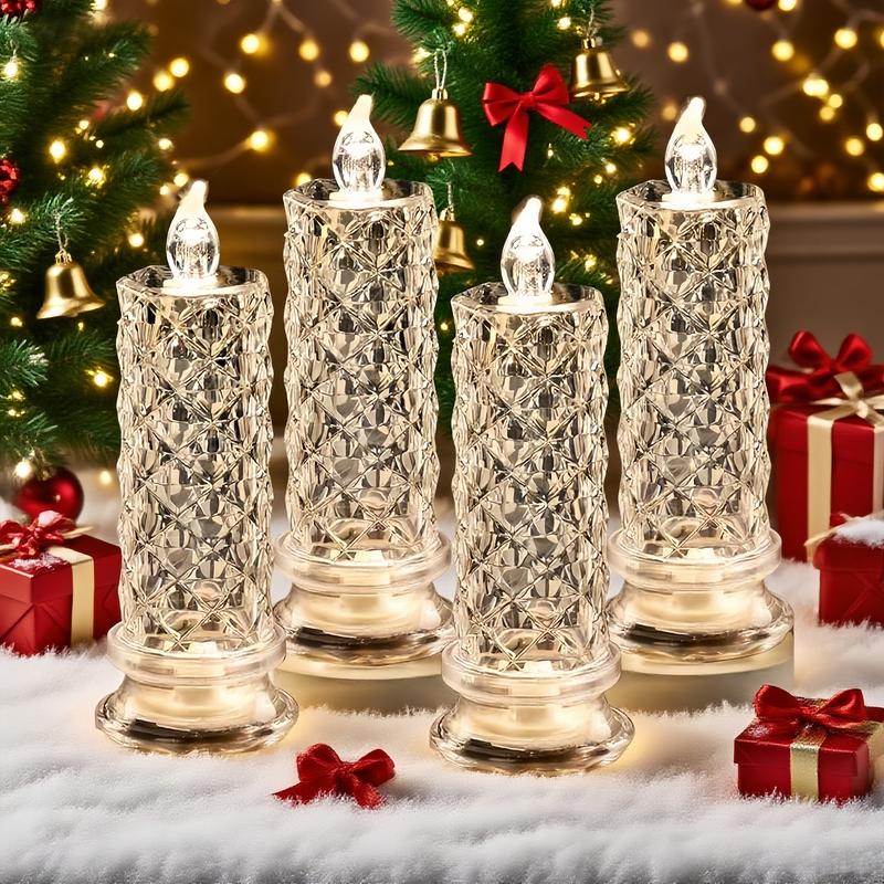 ✨🕯️LED Plastic Candle Lights 🌈Battery Operated