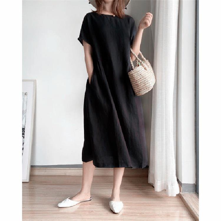 🔥HOT SALE🔥 Japanese Style Linen Cotton Dress(50%OFF)