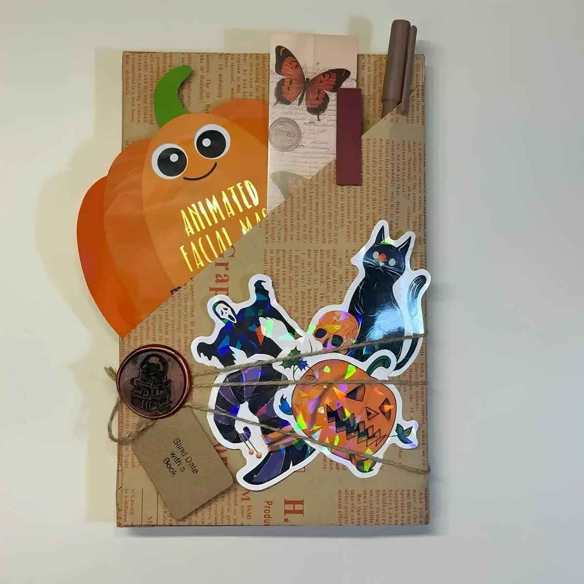 🔥Halloween Witch Blind Date with a Book (🎁Bookish Gifts)