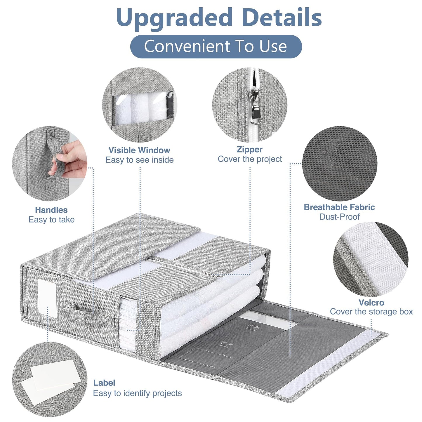 🔥Foldable Closet Storage Bins