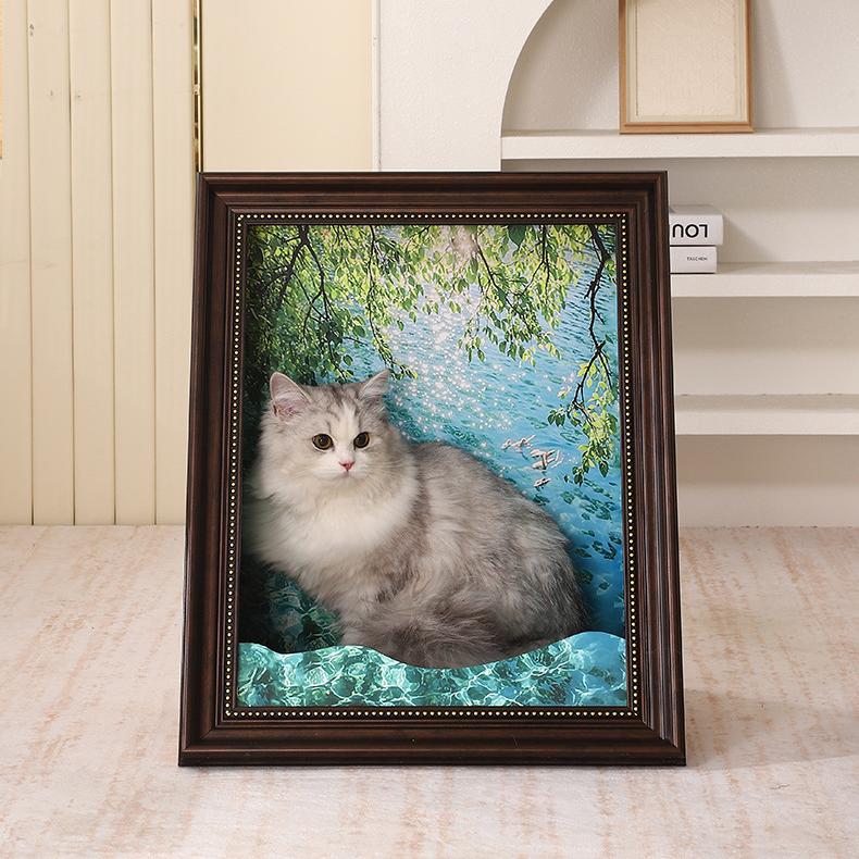 Mona Lisa Cat Scratcher Bed - 3.0