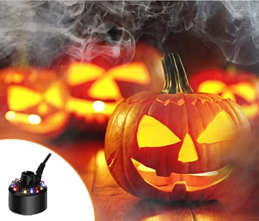 Last Day Special Sale 🔥12 LED light Ultrasonic Mist Maker Fogger🎃