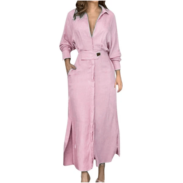 🎁LAST DAY SALE-49% OFF🎁2024 Cotton And Linen Solid Color Maxi Dress