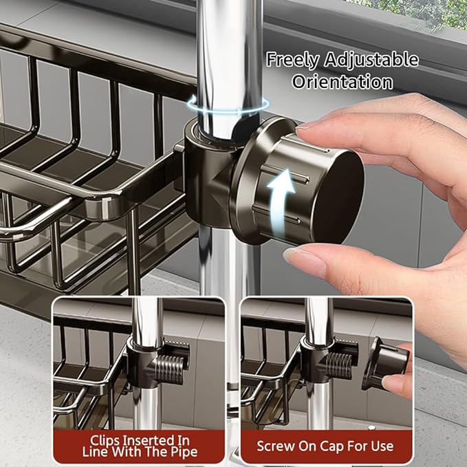 (2024 New Arrival-40% OFF) Kitchen Sink Faucet Organizer