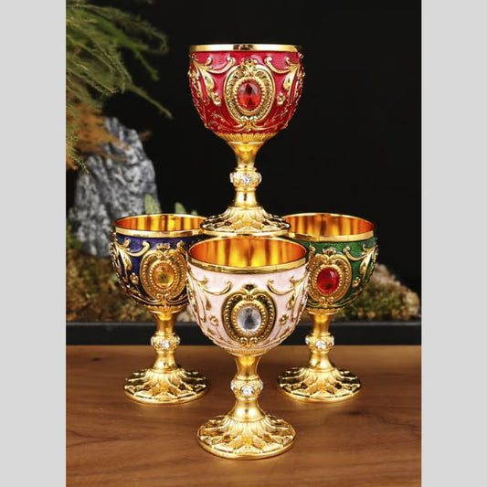 Vintage Metal Wine Cups