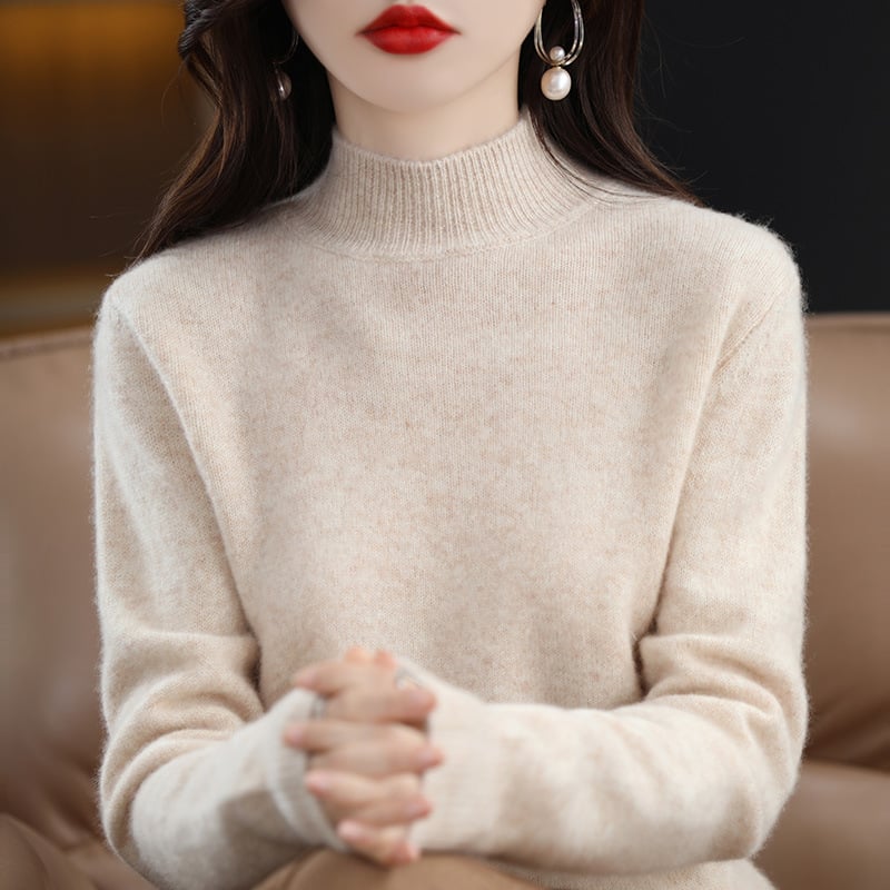 (New In)Women high neck cashmere wool sweater