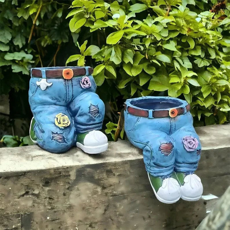 ⏳Limited-time 50% off⏰Creative 3D Jeans Shaped Flower Pot👖🪴